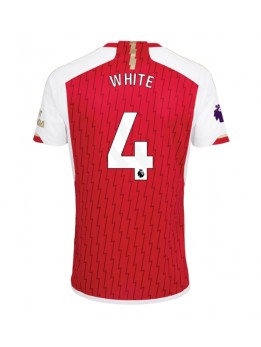 Arsenal Benjamin White #4 Replika Hemmakläder 2023-24 Kortärmad